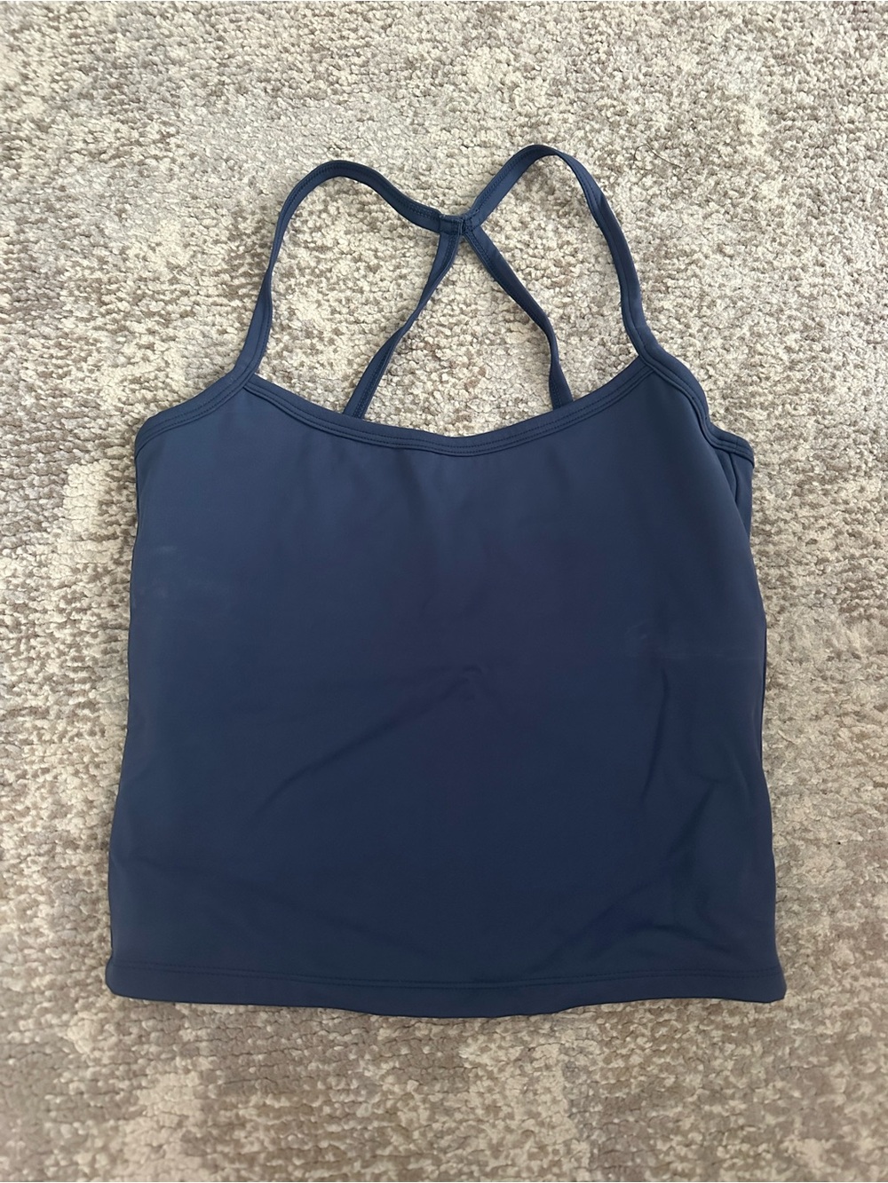 Navy Blue Women's Racerback Tank Top